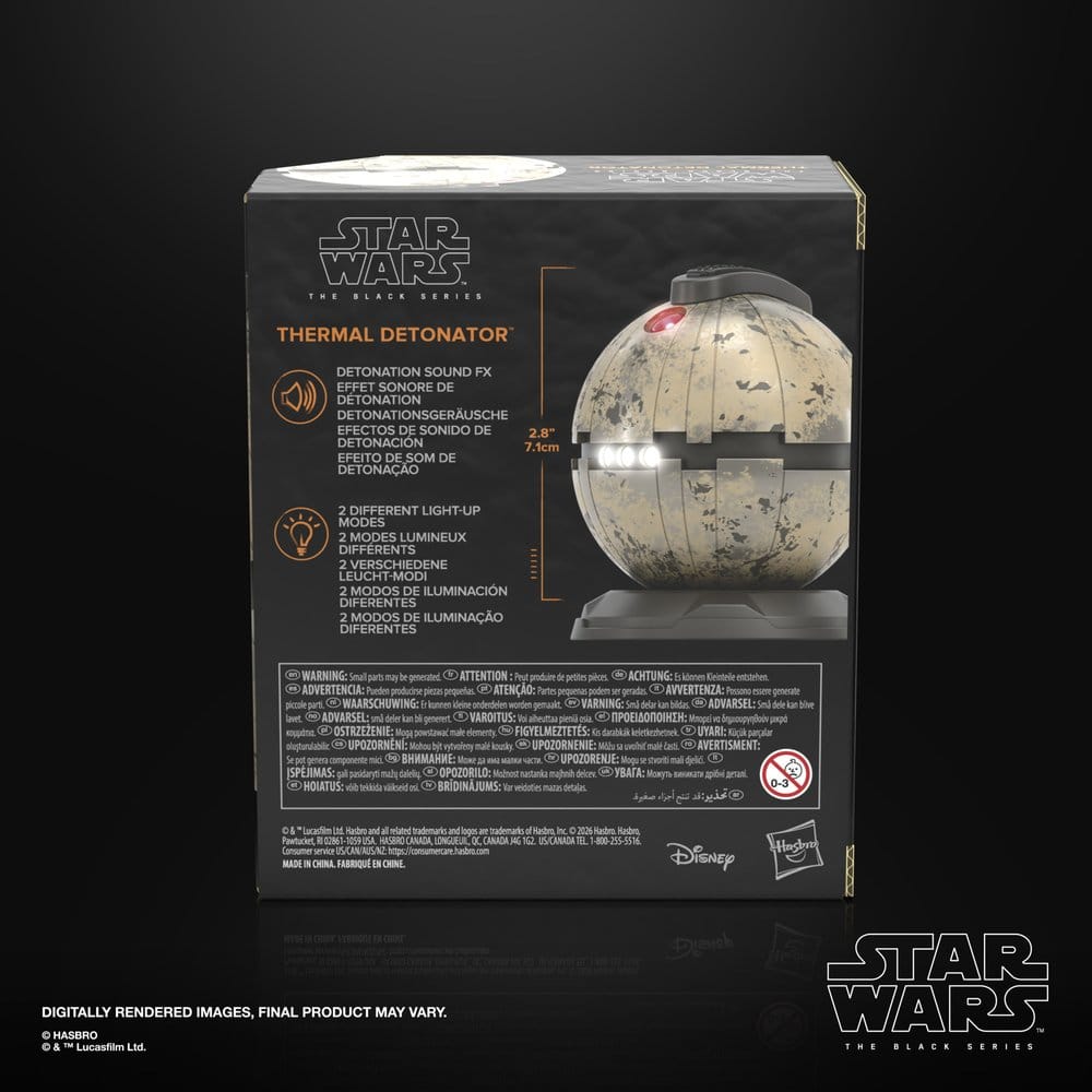 Star Wars - Black Series Electronic Thermal Detonator Collectible - Tophatter Daily Deals