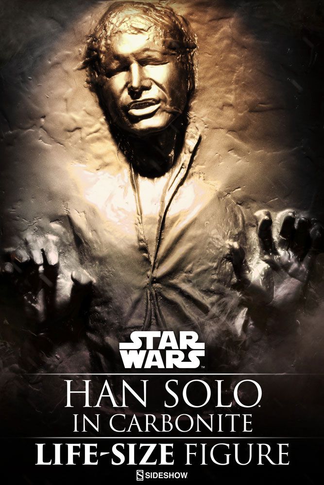 Star Wars - Han Solo in Carbonite Life-Size Statue | Sideshow Statue - Tophatter Daily Deals