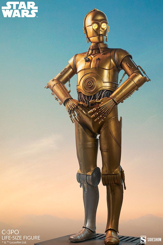 Star Wars - C-3PO Life-Size Statue | Sideshow Statue - Tophatter Daily Deals