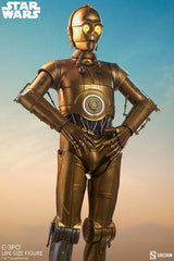 Star Wars - C-3PO Life-Size Statue | Sideshow Statue - Tophatter Daily Deals
