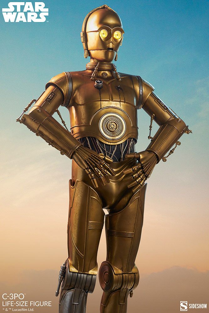 Star Wars - C-3PO Life-Size Statue | Sideshow Statue - Tophatter Daily Deals