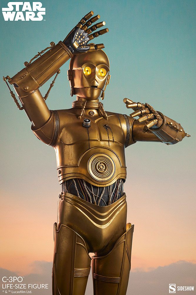 Star Wars - C-3PO Life-Size Statue | Sideshow Statue - Tophatter Daily Deals