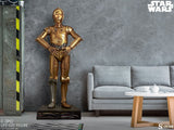 Star Wars - C-3PO Life-Size Statue | Sideshow Statue - Tophatter Daily Deals