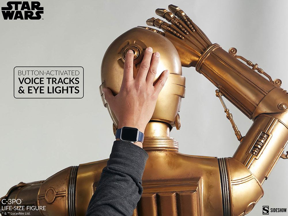Star Wars - C-3PO Life-Size Statue | Sideshow Statue - Tophatter Daily Deals