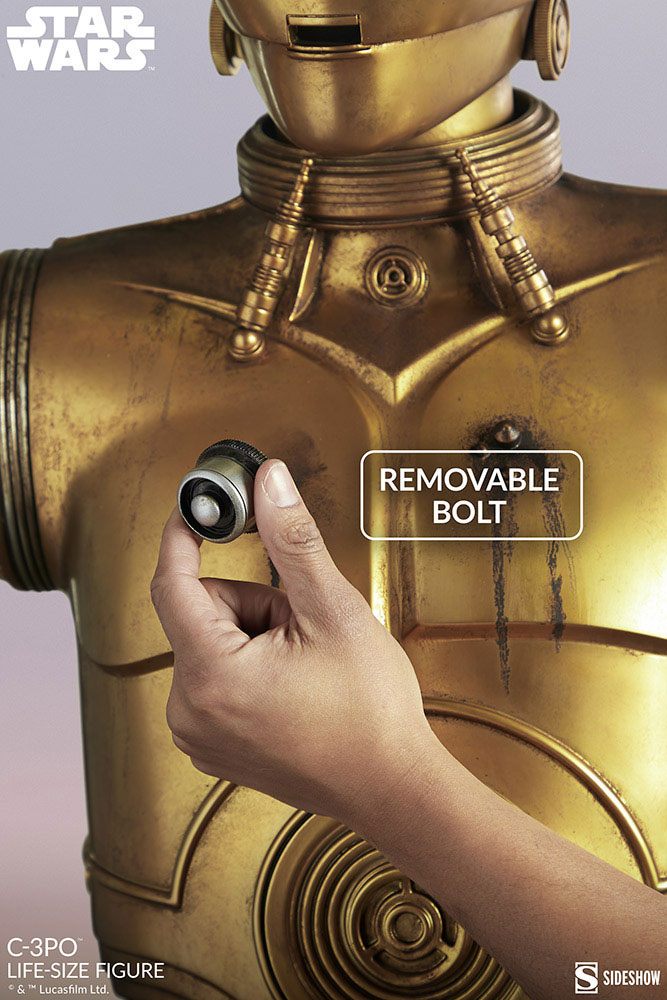 Star Wars - C-3PO Life-Size Statue | Sideshow Statue - Tophatter Daily Deals