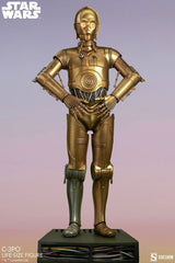 Star Wars - C-3PO Life-Size Statue | Sideshow Statue - Tophatter Daily Deals