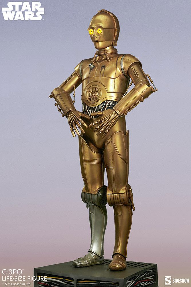 Star Wars - C-3PO Life-Size Statue | Sideshow Statue - Tophatter Daily Deals