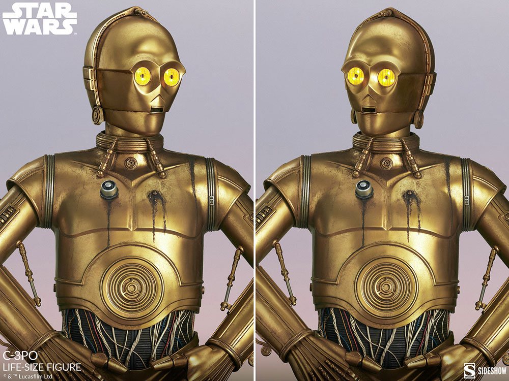 Star Wars - C-3PO Life-Size Statue | Sideshow Statue - Tophatter Daily Deals