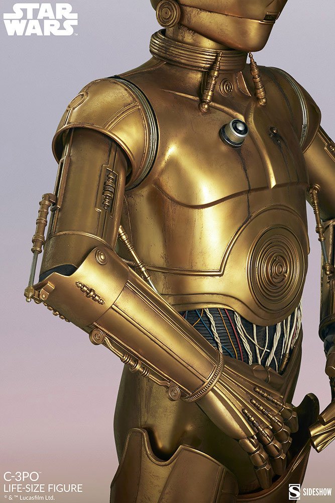 Star Wars - C-3PO Life-Size Statue | Sideshow Statue - Tophatter Daily Deals