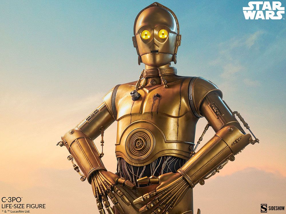 Star Wars - C-3PO Life-Size Statue | Sideshow Statue - Tophatter Daily Deals