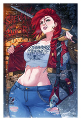 Red Sonja - Limited Edition Official Dynamite Fine Art Print Fine Art Print - Tophatter Daily Deals