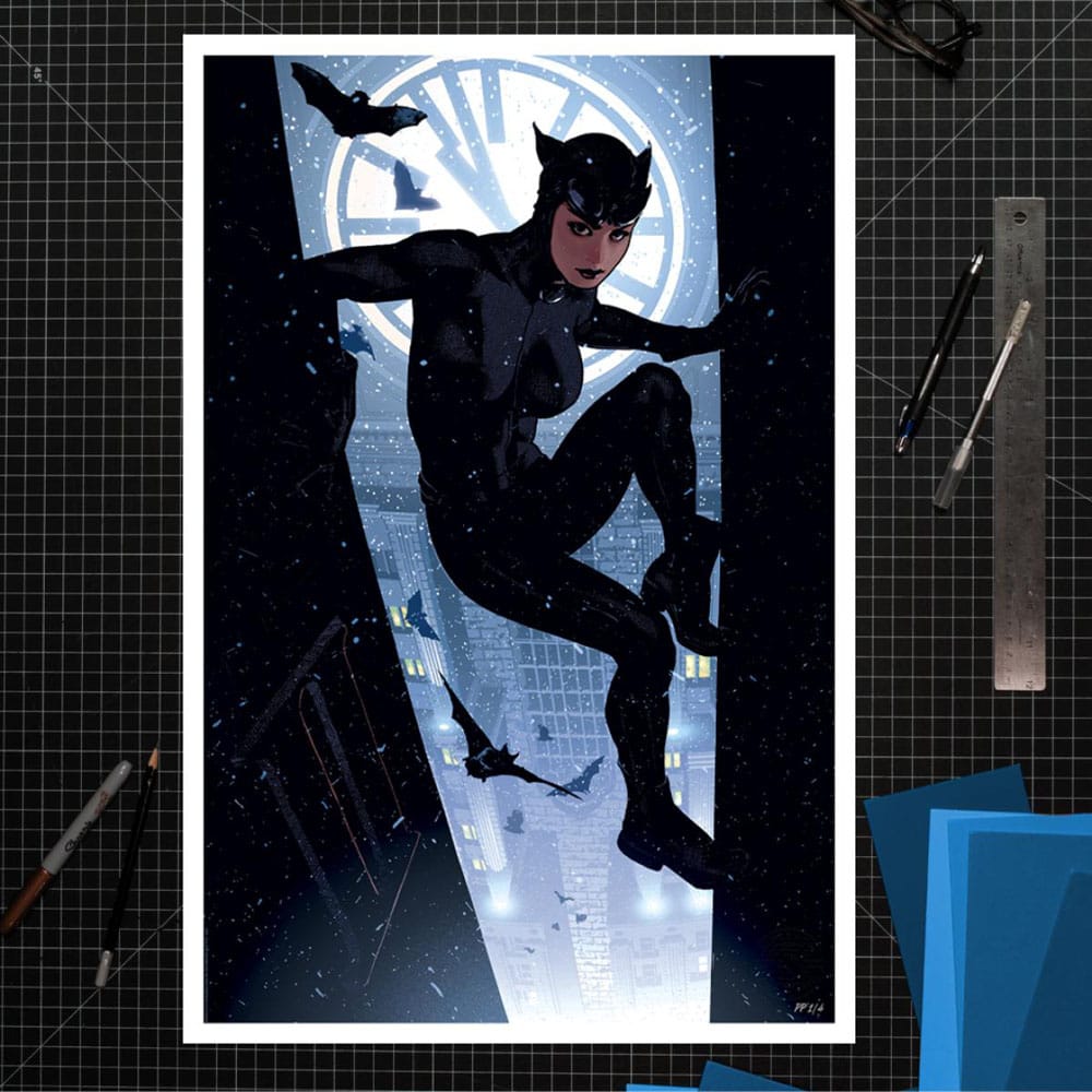 LAST CHANCE! Catwoman - Limited Edition Official DC Comics Fine Art Print Fine Art Print - Tophatter Daily Deals
