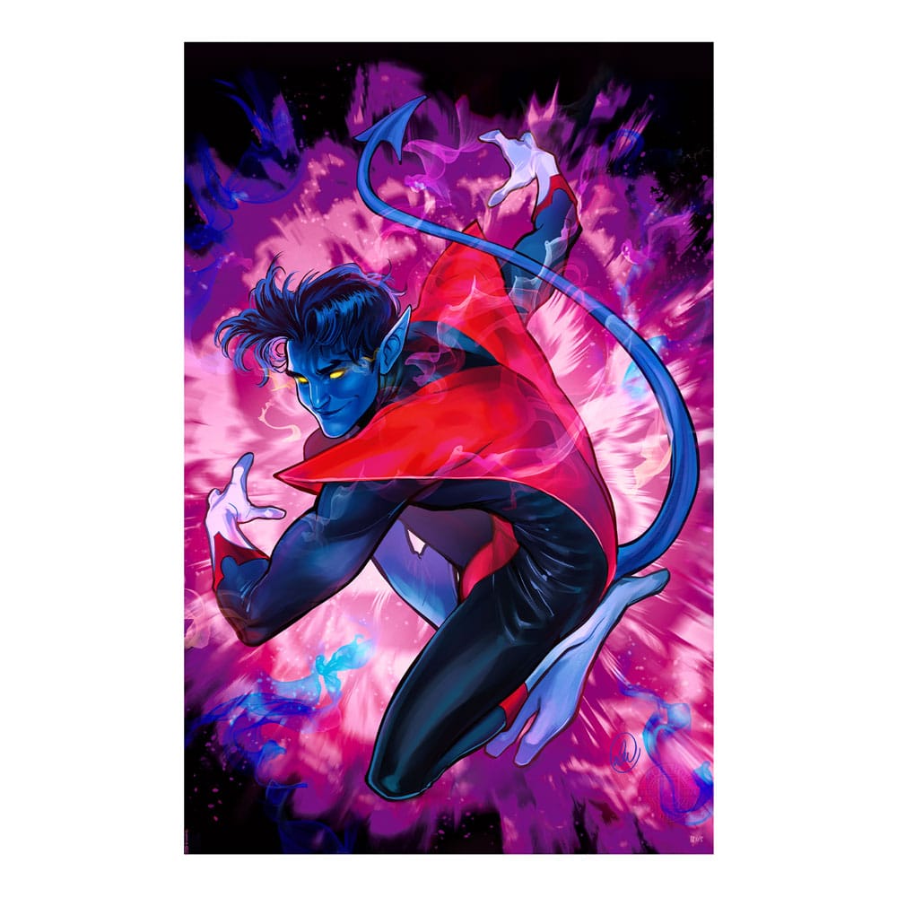 Nightcrawler - Limited Edition Official Marvel Comics Fine Art Print Fine Art Print - Tophatter Daily Deals