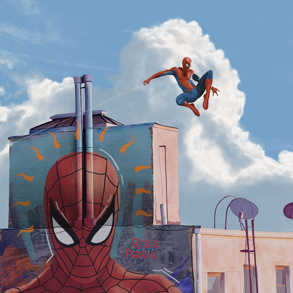 Spider-Man - Official Marvel Comics Fine Art Print Triple Set Fine Art Print - Tophatter Daily Deals