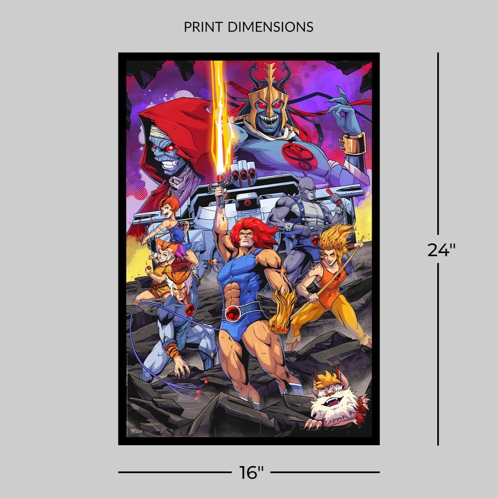 ThunderCats Roar! - Limited Edition Official Warner Bros Fine Art Print Fine Art Print - Tophatter Daily Deals
