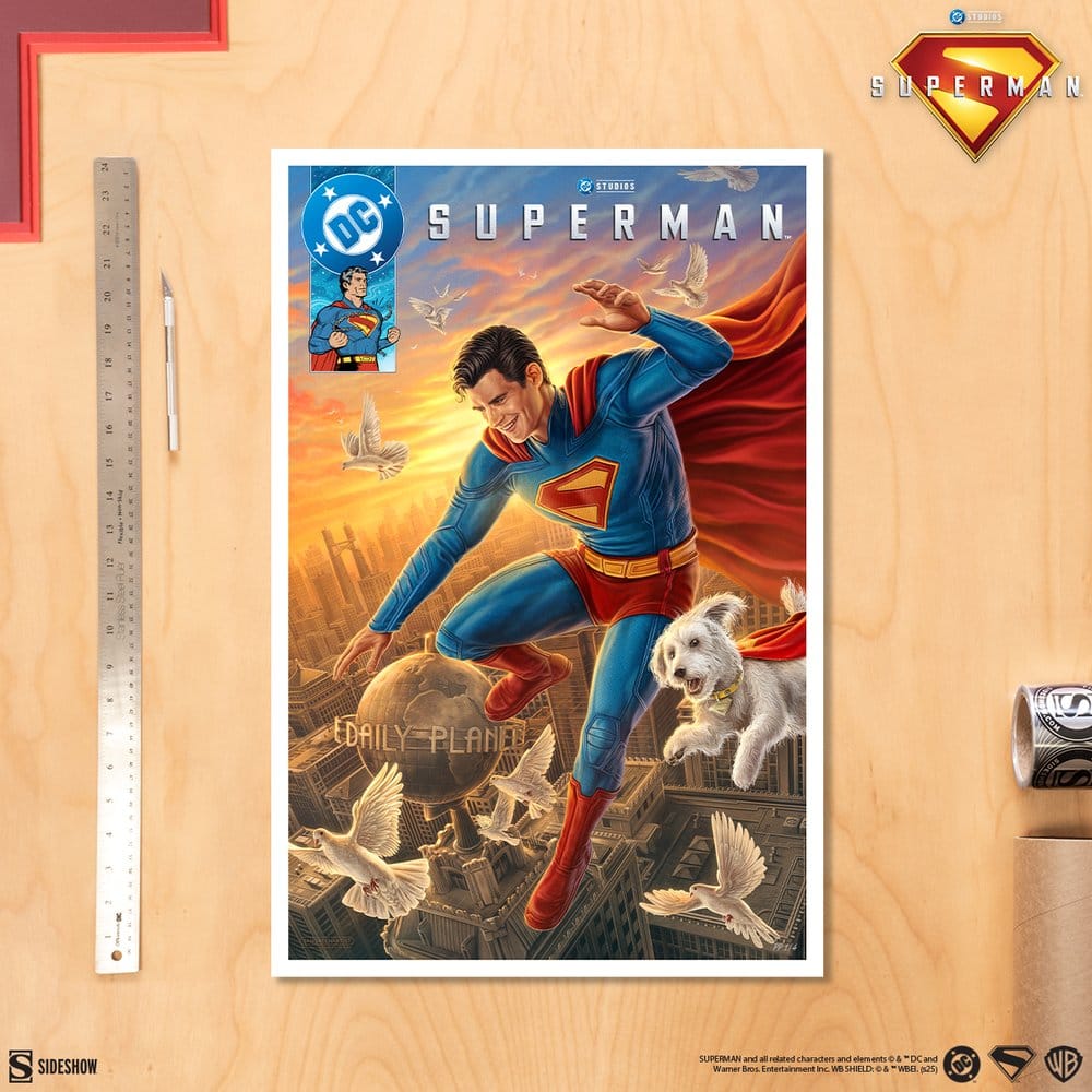 Superman: A Symbol of Hope - Limited Edition Official DC Comics Fine Art Print Fine Art Print - Tophatter Daily Deals