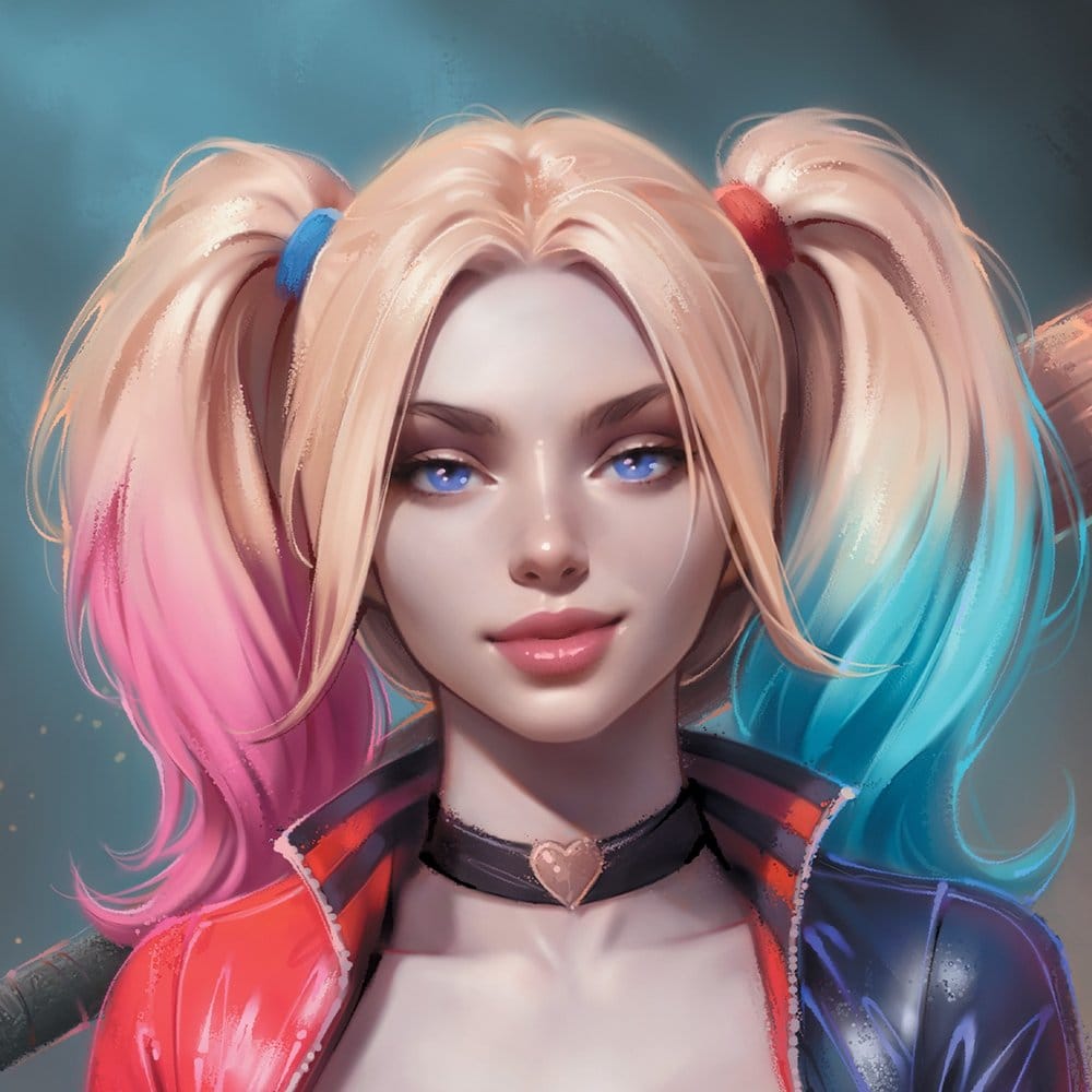 DC Comics – Harley Quinn Fine Art Print by Will Jack, Unframed | Sideshow Fine Art Print - Tophatter Daily Deals