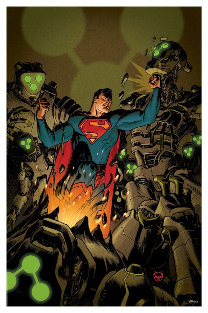 LAST CHANCE! Superman Space Age - Limited Edition Official DC Comics Fine Art Print Fine Art Print - Tophatter Daily Deals
