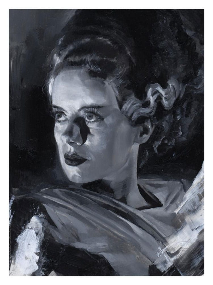 Bride of Frankenstein - Limited Edition Official Universal Monsters Fine Art Print Fine Art Print - Tophatter Daily Deals