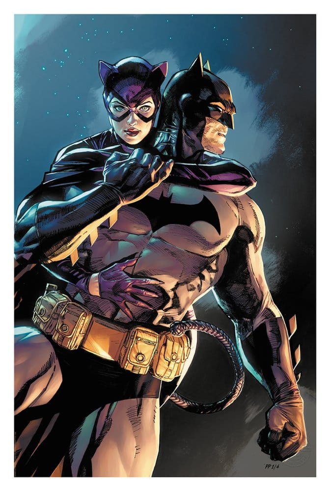 Batman/Catwoman #1 - Limited Edition Official DC Comics Fine Art Print Fine Art Print - Tophatter Daily Deals