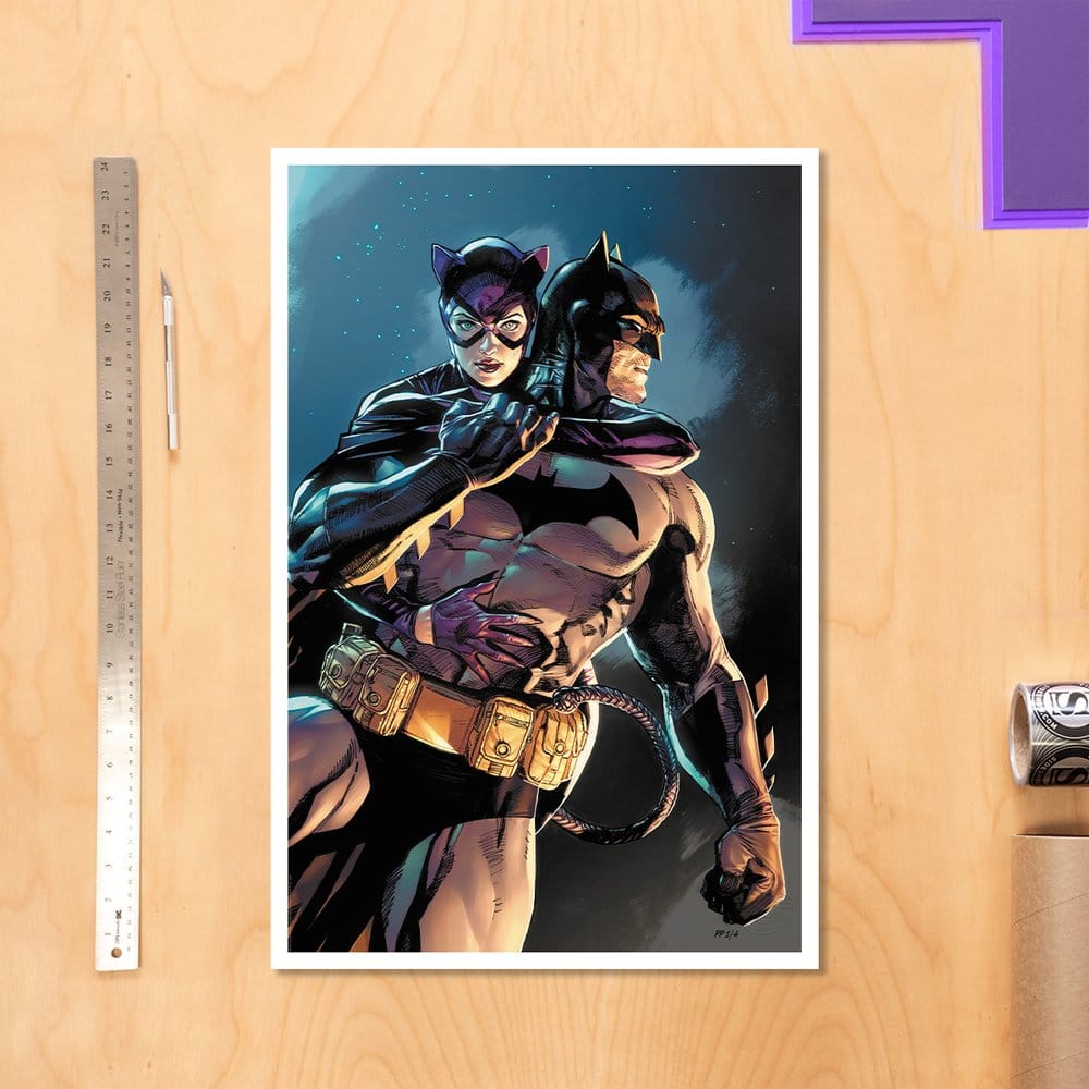 Batman/Catwoman #1 - Limited Edition Official DC Comics Fine Art Print Fine Art Print - Tophatter Daily Deals