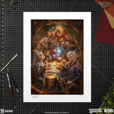 The Elfsong Tavern - Limited Edition Official Baldur's Gate III Fine Art Print Fine Art Print - Tophatter Daily Deals