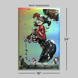 LAST CHANCE! - Harley Quinn (Exclusive Edition) - Official DC Comics Fine Art Print Fine Art Print - Tophatter Daily Deals