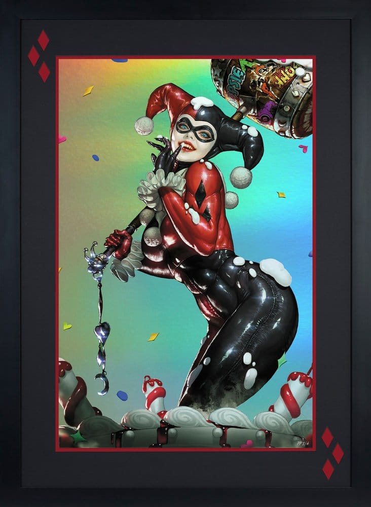 LAST CHANCE! - Harley Quinn (Exclusive Edition) - Official DC Comics Fine Art Print Fine Art Print - Tophatter Daily Deals