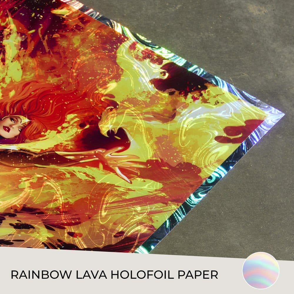 Phoenix #11 Limited Edition Rainbow Lava Holofoil - Official Marvel Comics Fine Art Print Fine Art Print - Tophatter Daily Deals