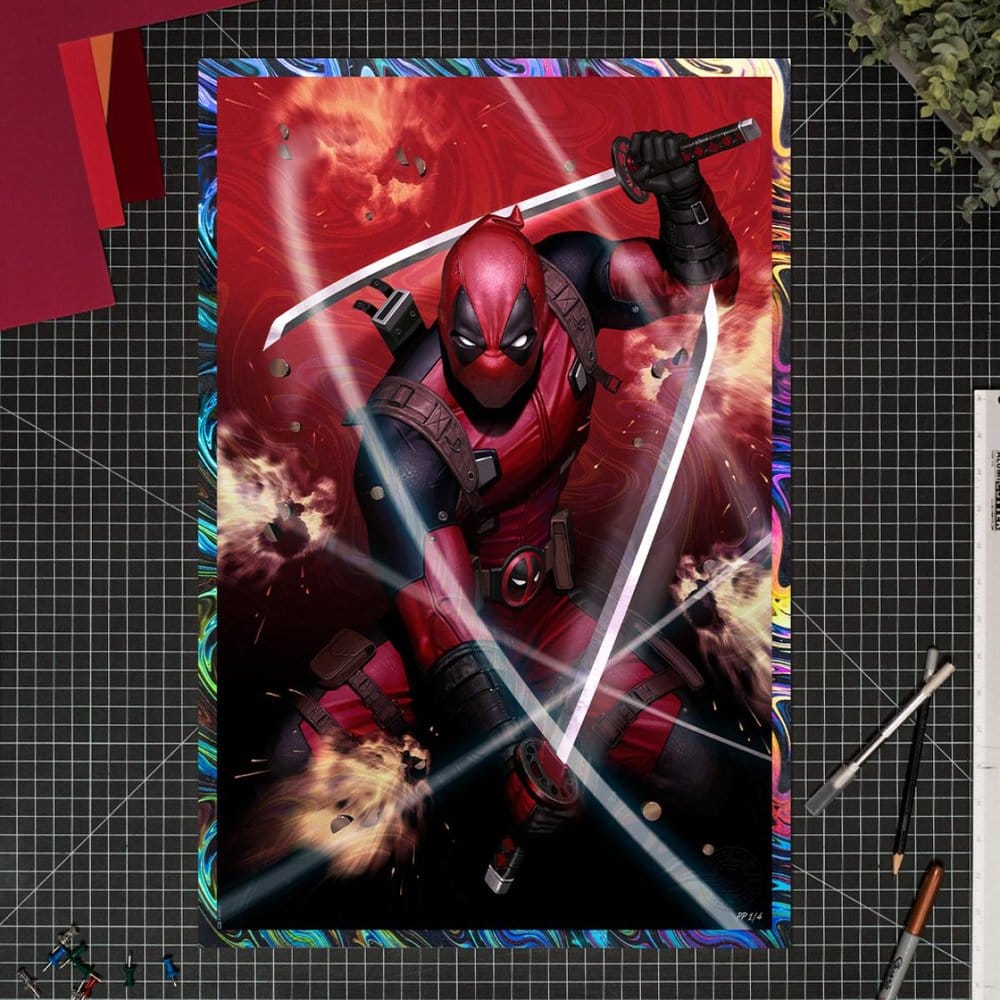 Deadpool #1 (2024) Rainbow Holofoil - Limited Edition Official Marvel Comics Fine Art Print Fine Art Print - Tophatter Daily Deals