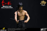 Enter the Dragon - Movie Statue Bruce Lee Kali Sticks Fight Deluxe Basement Version Statue - Tophatter Daily Deals