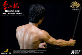 Enter the Dragon - Movie Statue Bruce Lee Kali Sticks Fight Deluxe Basement Version Statue - Tophatter Daily Deals
