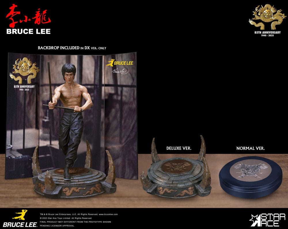 Enter the Dragon - Movie Statue Bruce Lee Kali Sticks Fight Deluxe Basement Version Statue - Tophatter Daily Deals
