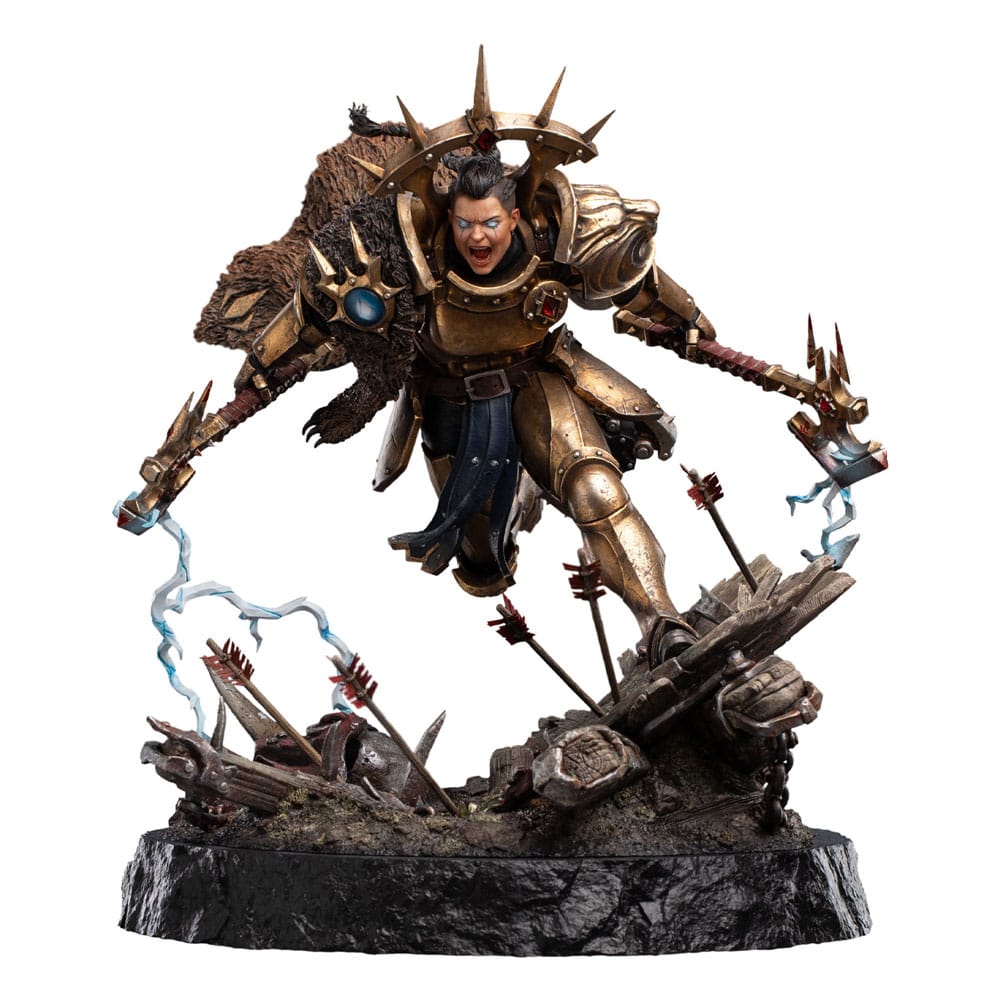 Warhammer: Age of Sigmar - Neave Blacktalon The God-King's Assassin Limited Edition Statue | Weta Workshop Statue - Tophatter Daily Deals