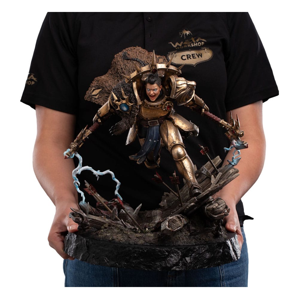 Warhammer: Age of Sigmar - Neave Blacktalon The God-King's Assassin Limited Edition Statue | Weta Workshop Statue - Tophatter Daily Deals