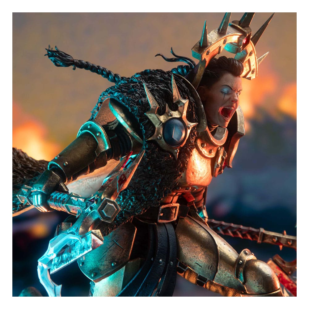 Warhammer: Age of Sigmar - Neave Blacktalon The God-King's Assassin Limited Edition Statue | Weta Workshop Statue - Tophatter Daily Deals