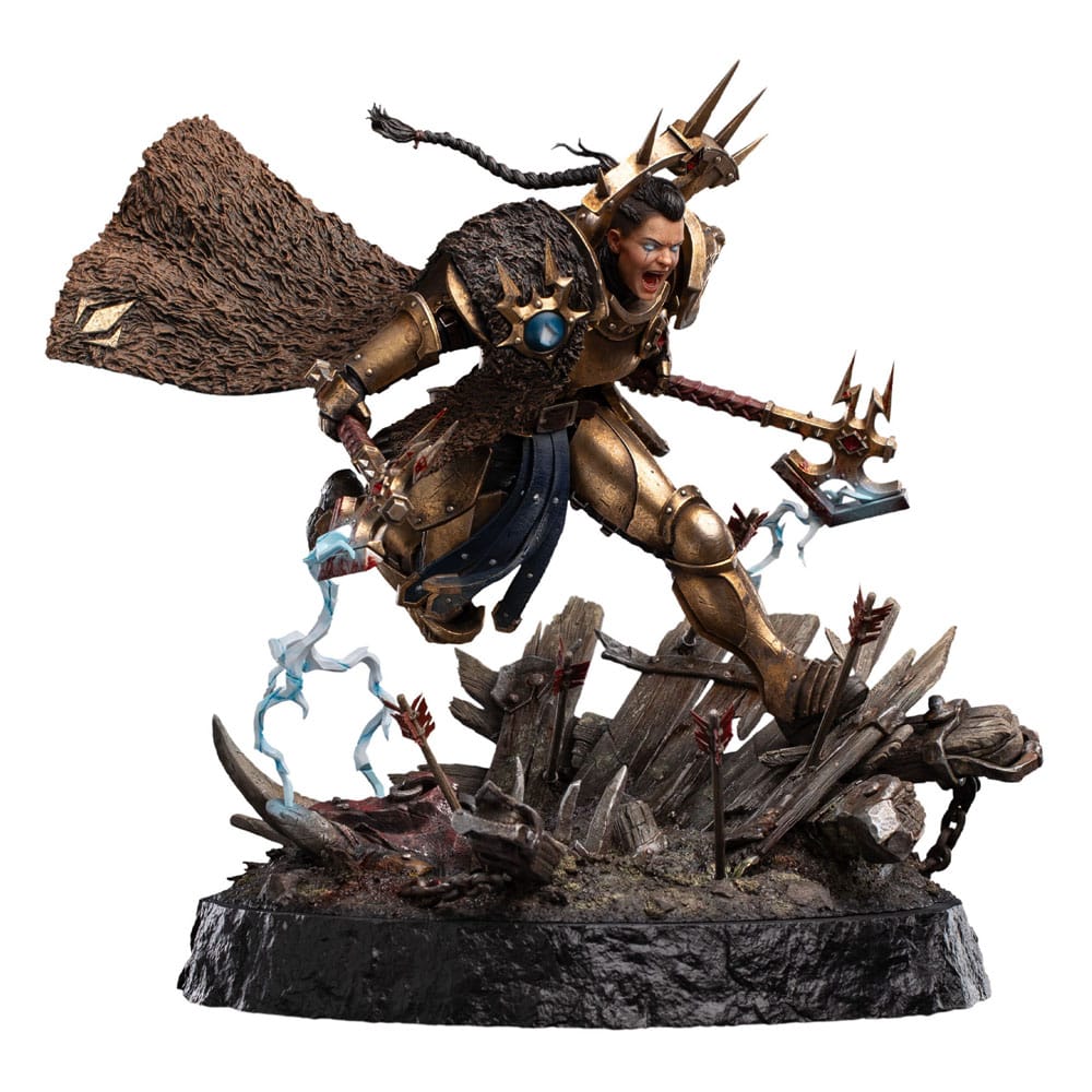 Warhammer: Age of Sigmar - Neave Blacktalon The God-King's Assassin Limited Edition Statue | Weta Workshop Statue - Tophatter Daily Deals