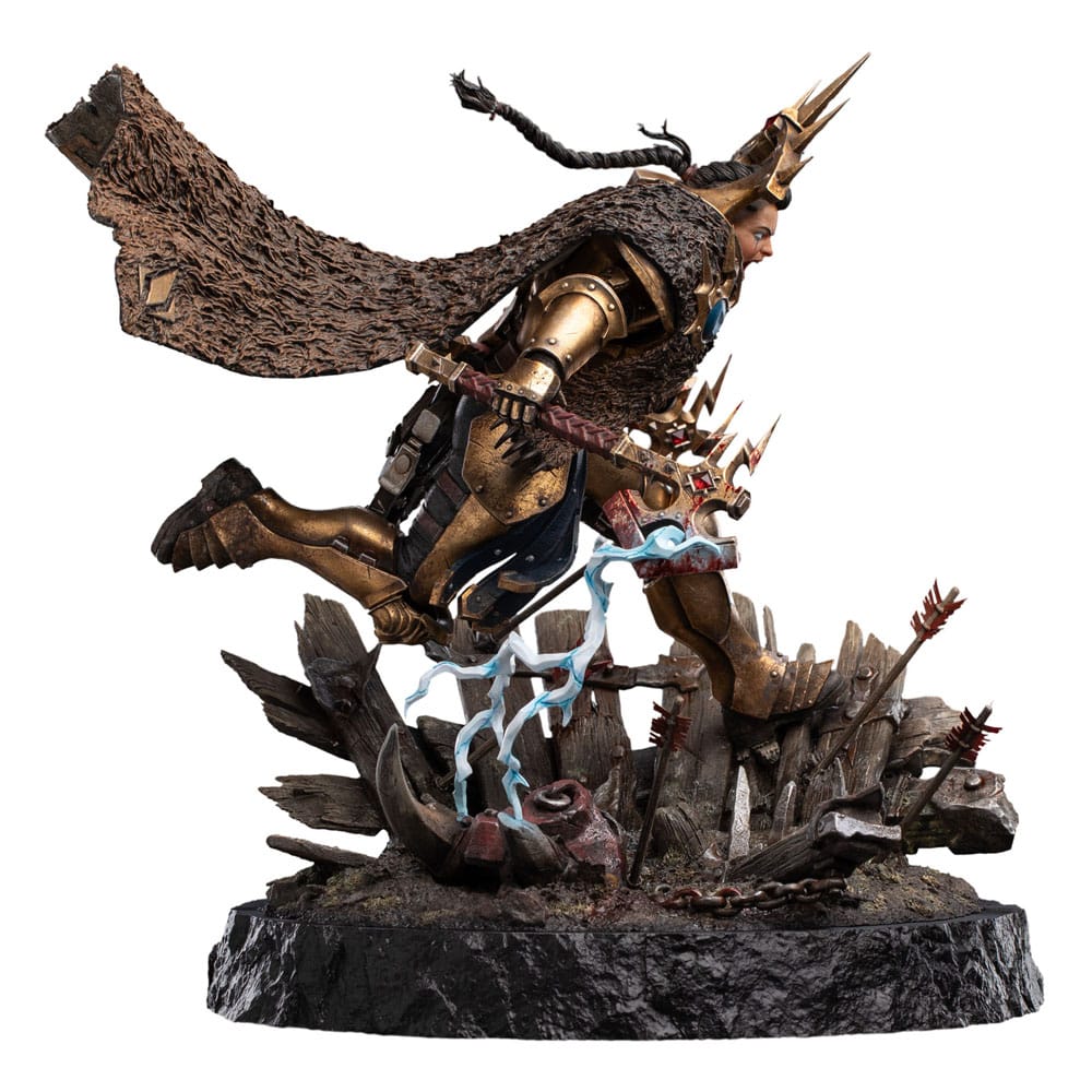 Warhammer: Age of Sigmar - Neave Blacktalon The God-King's Assassin Limited Edition Statue | Weta Workshop Statue - Tophatter Daily Deals