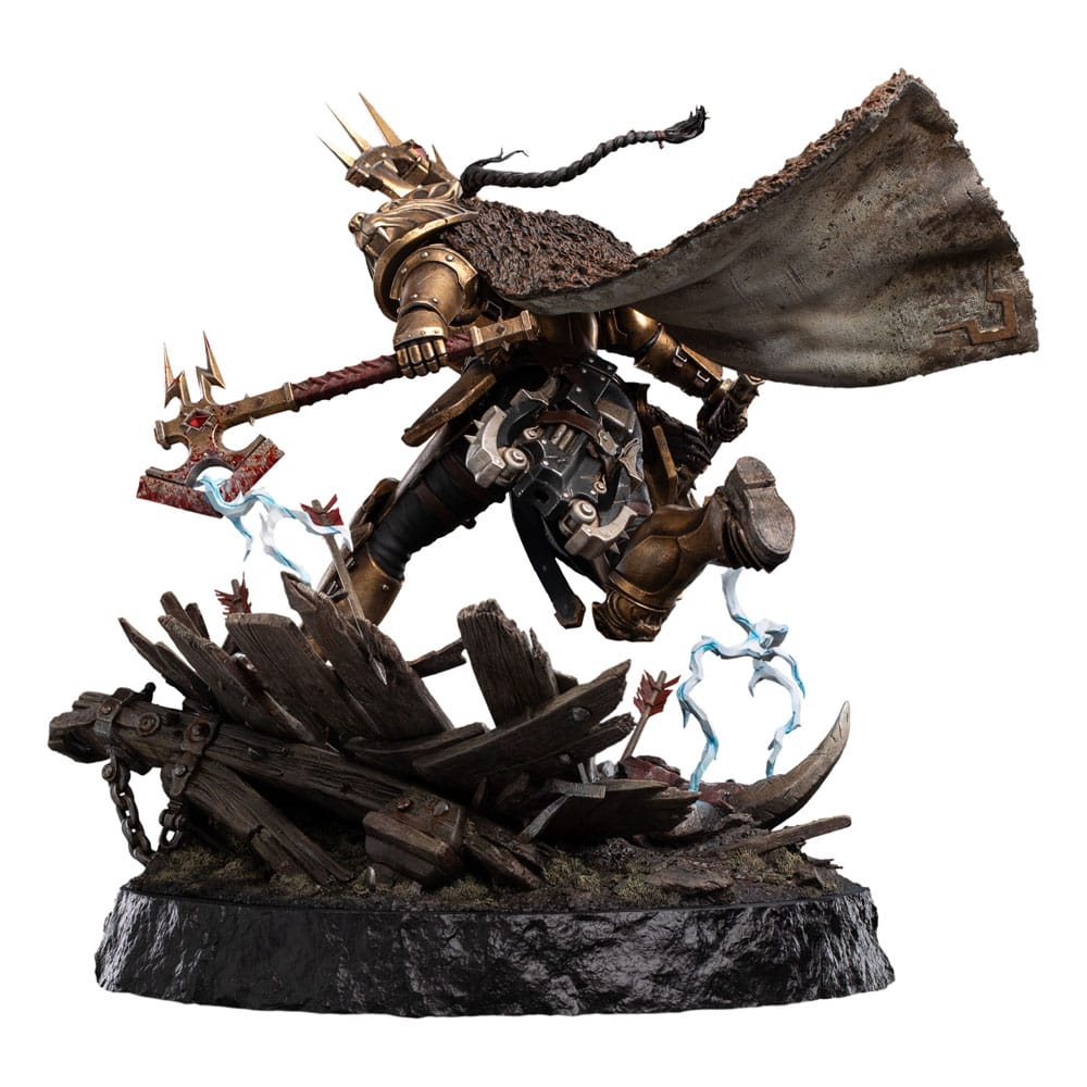 Warhammer: Age of Sigmar - Neave Blacktalon The God-King's Assassin Limited Edition Statue | Weta Workshop Statue - Tophatter Daily Deals