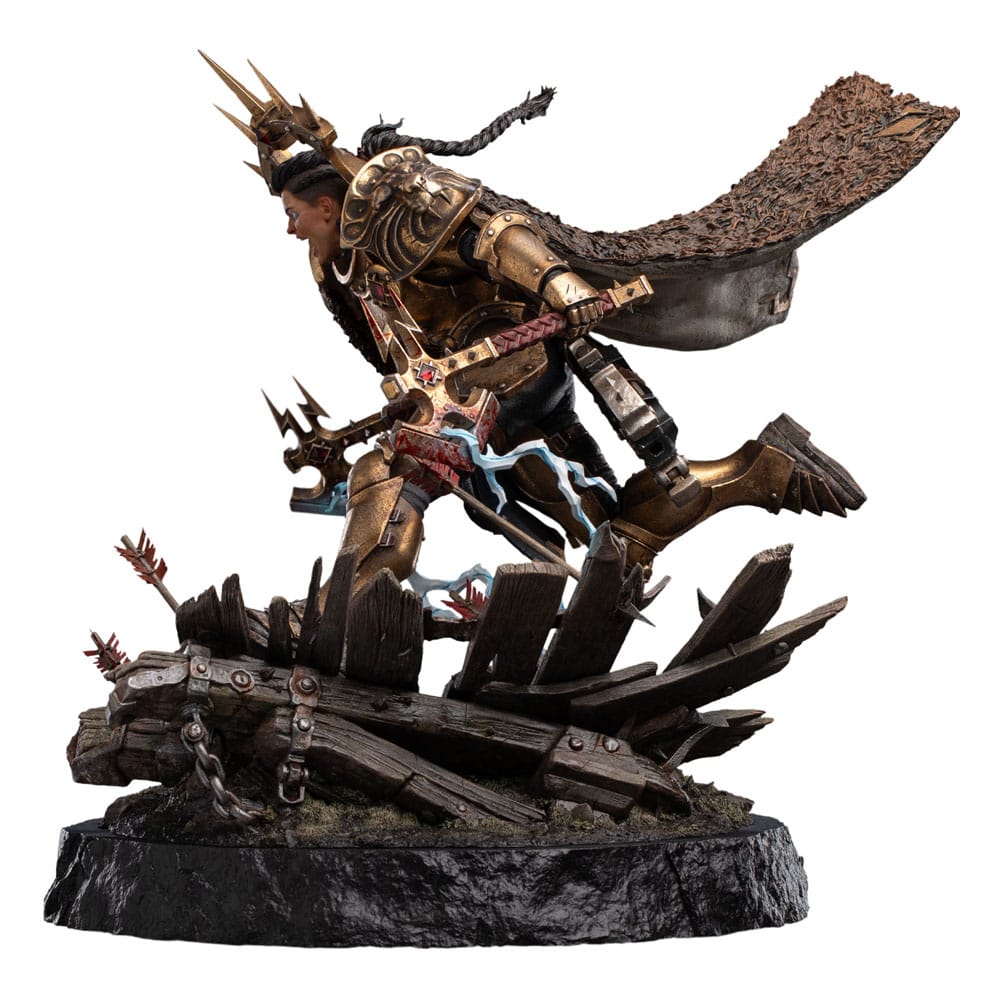 Warhammer: Age of Sigmar - Neave Blacktalon The God-King's Assassin Limited Edition Statue | Weta Workshop Statue - Tophatter Daily Deals