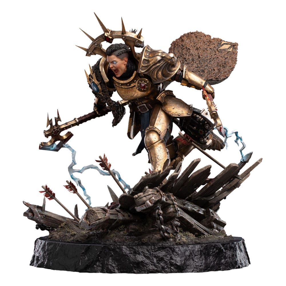 Warhammer: Age of Sigmar - Neave Blacktalon The God-King's Assassin Limited Edition Statue | Weta Workshop Statue - Tophatter Daily Deals