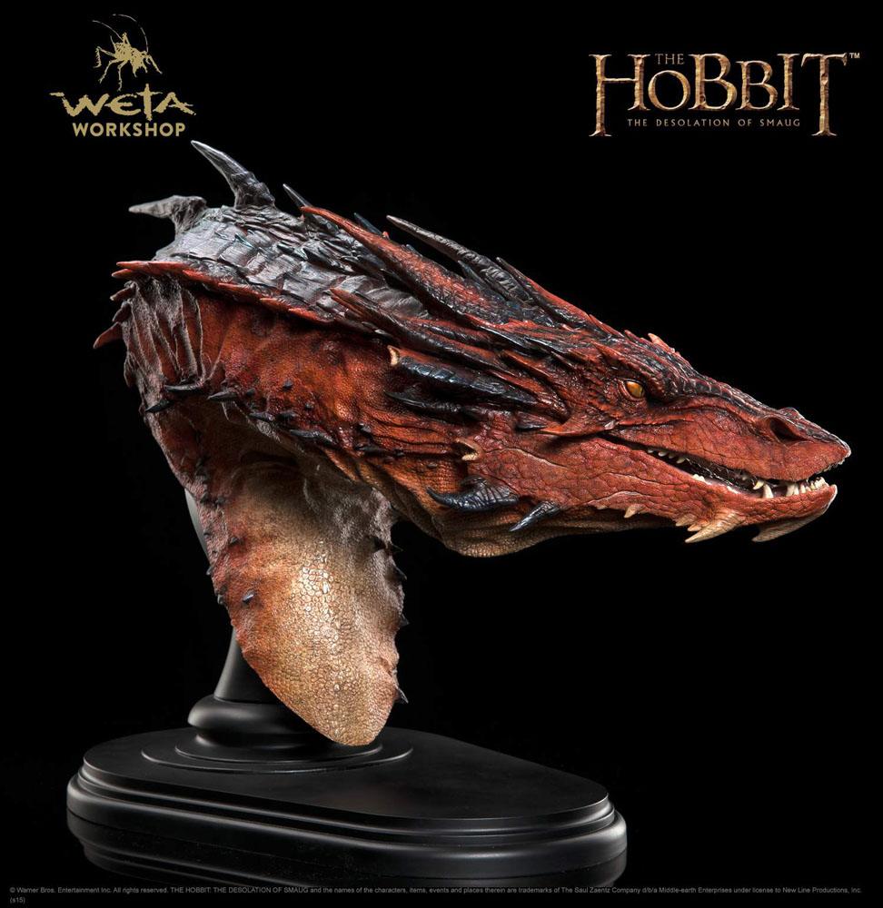 The Hobbit - Smaug Bust | Weta Workshop Statue - Tophatter Daily Deals