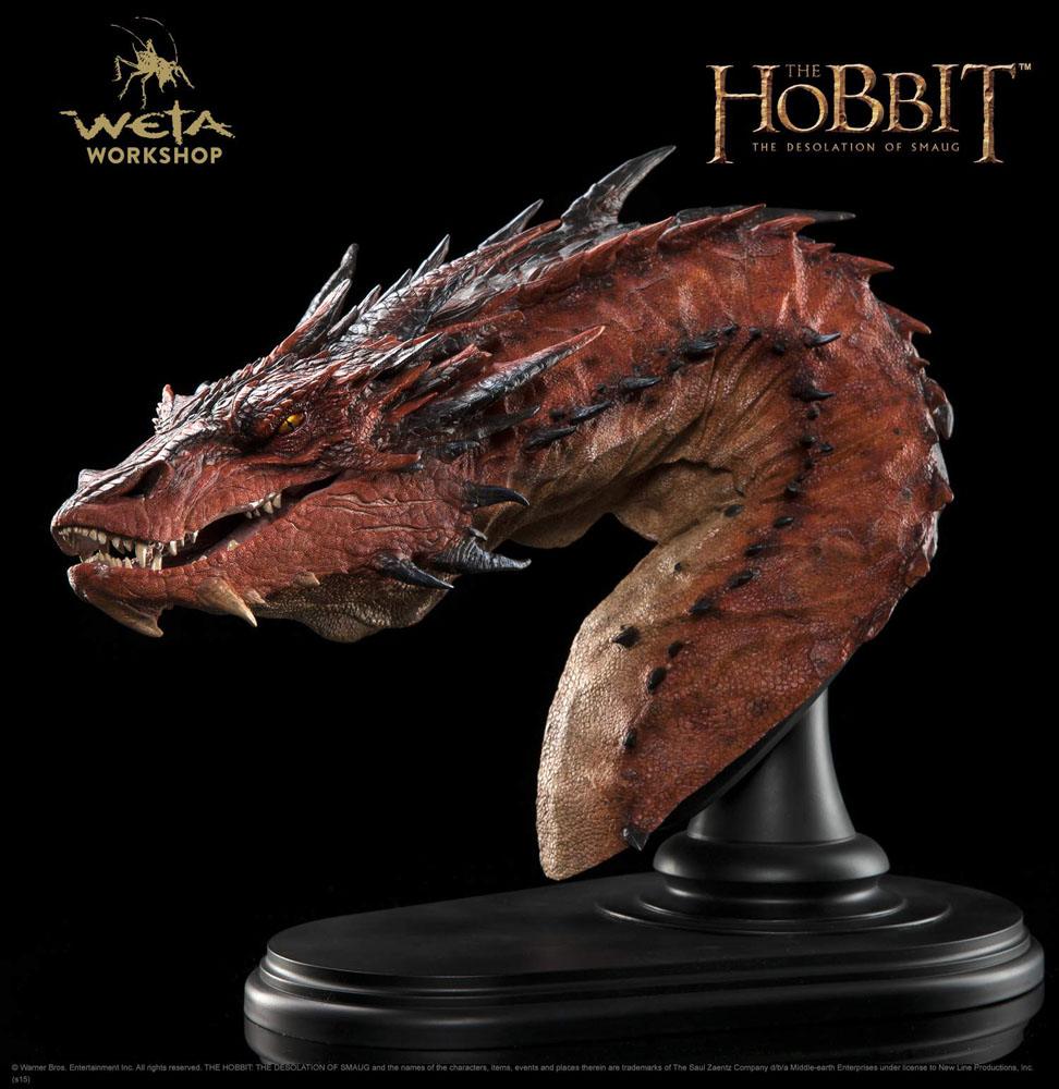 The Hobbit - Smaug Bust | Weta Workshop Statue - Tophatter Daily Deals