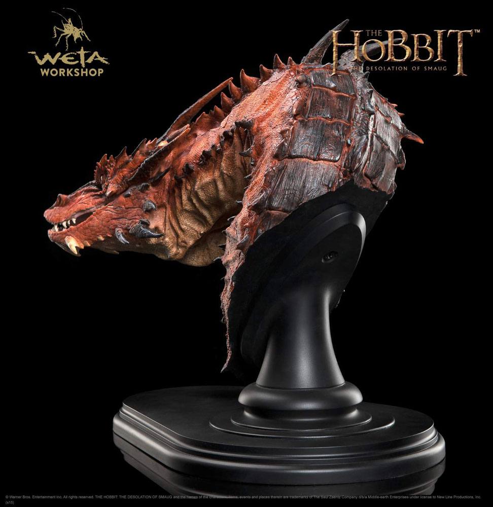 The Hobbit - Smaug Bust | Weta Workshop Statue - Tophatter Daily Deals