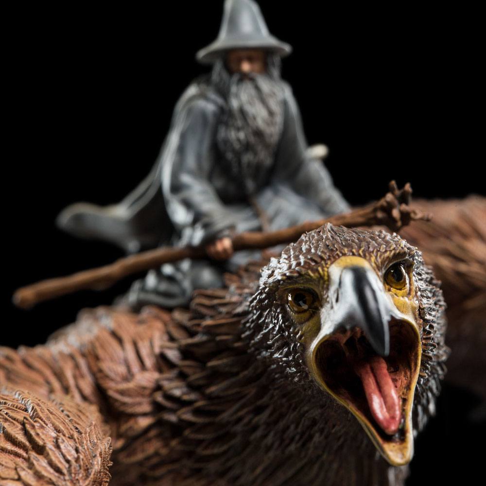 The Lord of the Rings - Official Weta Workshop Gandalf on Gwaihir Statue Statue - Tophatter Daily Deals
