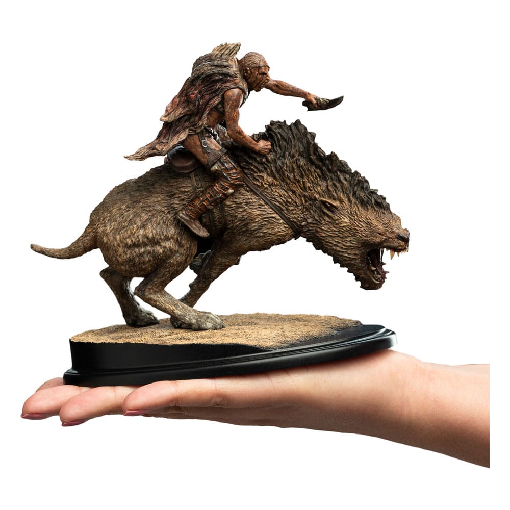 The Lord of the Rings - Sharkû on Warg Mini Statue | Weta Workshop Statue - Tophatter Daily Deals