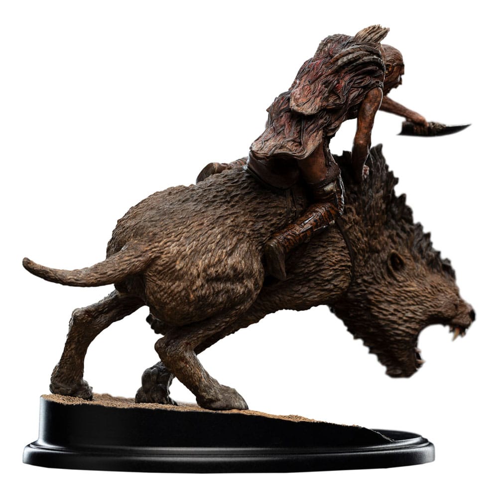 The Lord of the Rings - Sharkû on Warg Mini Statue | Weta Workshop Statue - Tophatter Daily Deals
