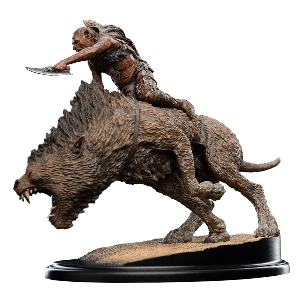The Lord of the Rings - Sharkû on Warg Mini Statue | Weta Workshop Statue - Tophatter Daily Deals
