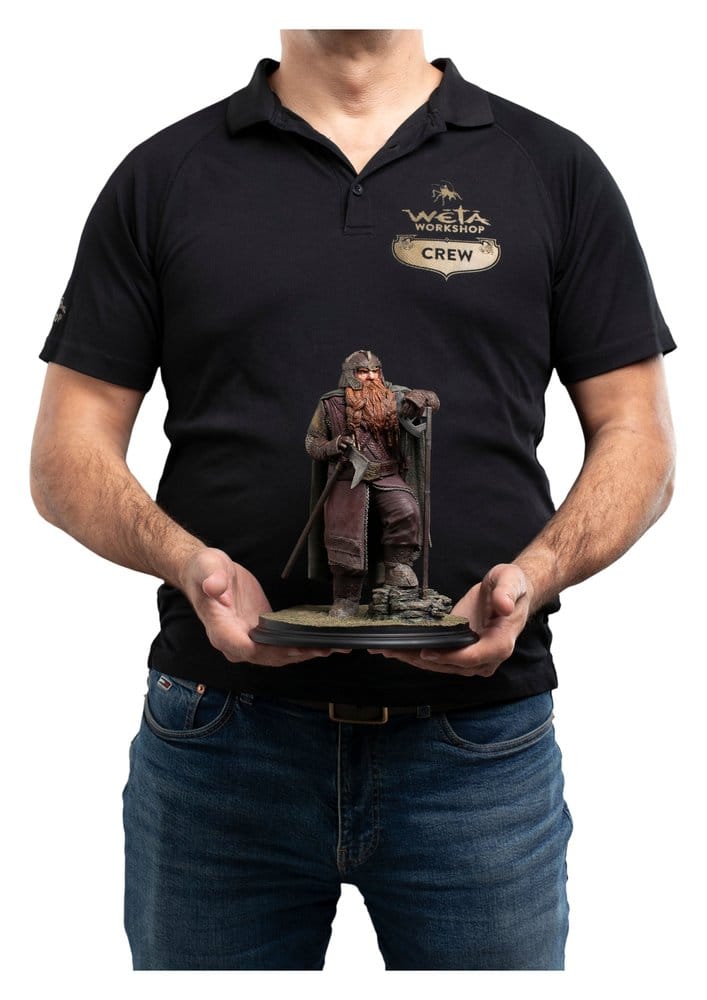 The Lord of the Rings - Official Weta Workshop Gimli, Hunter of the Plains Statue Statue - Tophatter Daily Deals