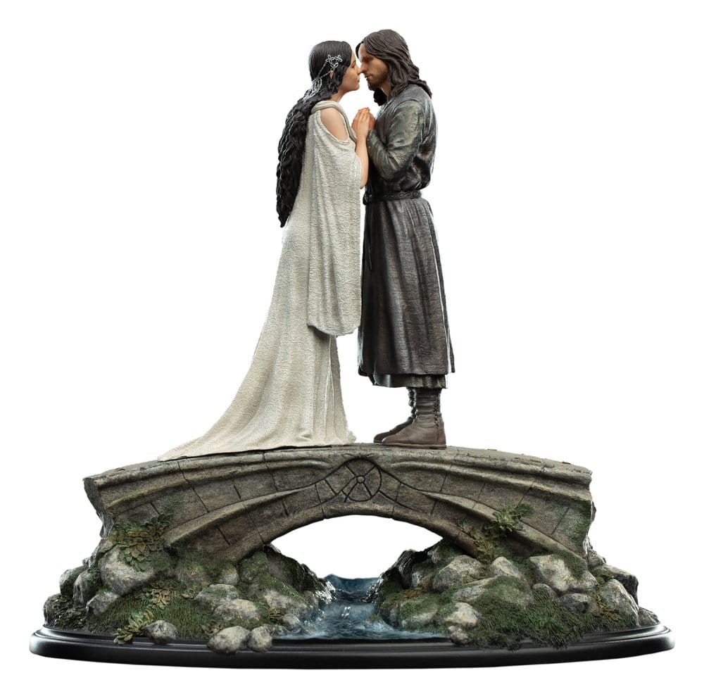 The Lord of the Rings - Aragorn & Arwen Mini Statue | Weta Workshop Statue - Tophatter Daily Deals